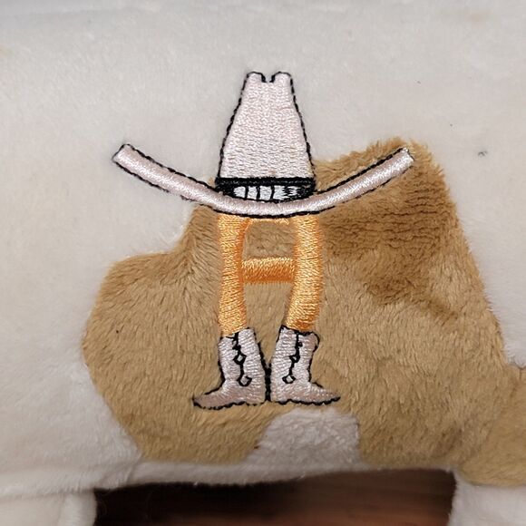 Houston Livestock Show & Rodeo 12" Brown & White Plush Longhorn - Picture 2 of 6